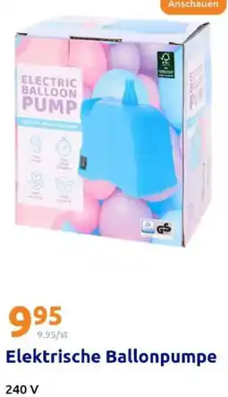 Action Elektrische Ballonpumpe Angebot