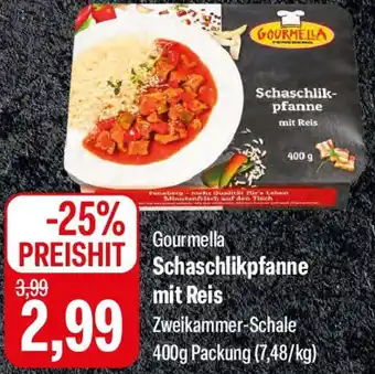 Feneberg Gourmella Schaschlikpfanne mit Reis Angebot