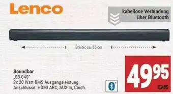 Marktkauf Lenco Soundbar Angebot