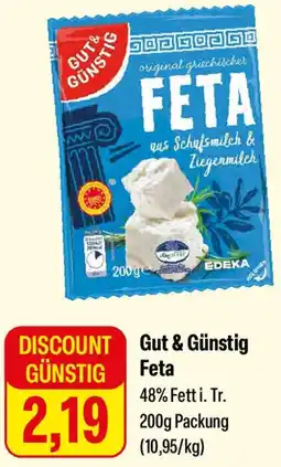 Feneberg Gut & Günstig Feta Angebot