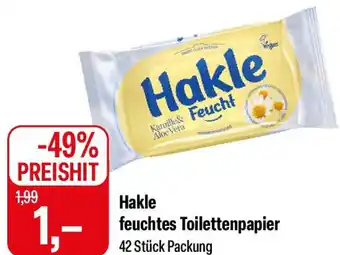 Feneberg Hakle feuchtes Toilettenpapier Angebot