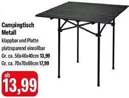 Feneberg Campingtisch Metall Angebot