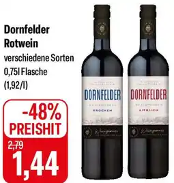 Feneberg Dornfelder Rotwein Angebot