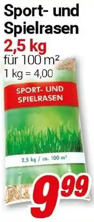 CENTERSHOP Sport- und Spielrasen Angebot