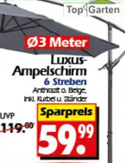 Wreesmann Luxus Ampelschirm Angebot