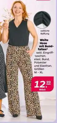 NETTO Weite Hose mit Bundfalten Angebot