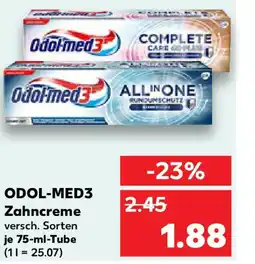 Kaufland ODOL-MED3 Zahncreme Angebot