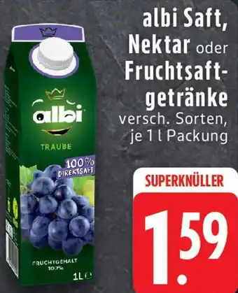 Edeka albi Saft, Nektar oder Fruchtsaftgetränke Angebot