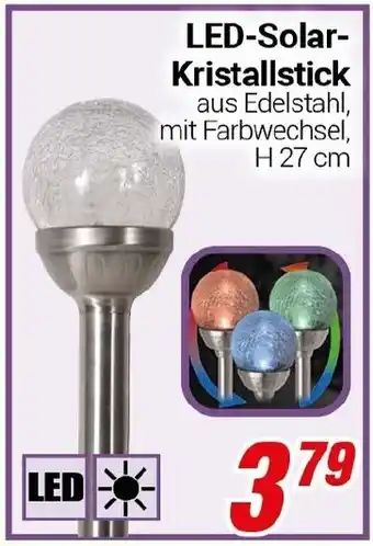 CENTERSHOP LED-Solar Kristallstick Angebot