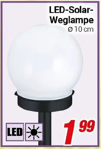 CENTERSHOP LED-Solar Weglampe Angebot