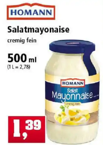 Thomas Philipps Homann Salatmayonnaise 500ml Angebot