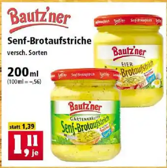 Thomas Philipps Bautz'ner Senf Brotaufstriche 200ml Angebot