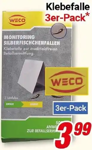 CENTERSHOP WECO Klebefalle Angebot