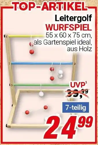 CENTERSHOP Leitergolf WURFSPIEL Angebot