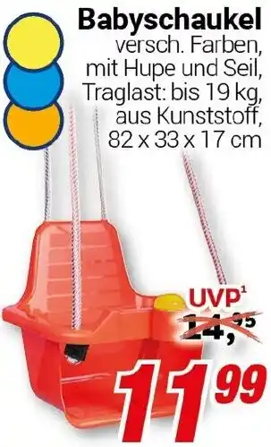CENTERSHOP Babyschaukel Angebot