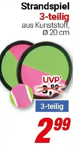 CENTERSHOP Strandspiel Angebot