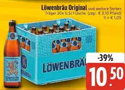 Edeka Xpress Löwenbräu original und weitere sorten Angebot