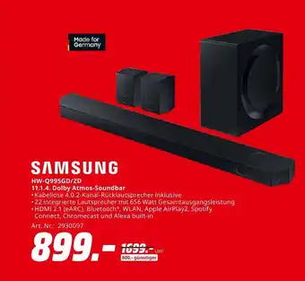 MediaMarkt Samsung 11.1.4. dolby atmos-soundbar Angebot