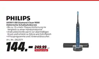 MediaMarkt Philips hx9911/88 diamond clean 9000 elektrische schallzahnbürste Angebot
