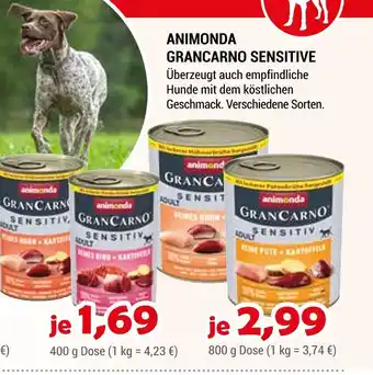 Zookauf Animonda grancarno sensitive Angebot