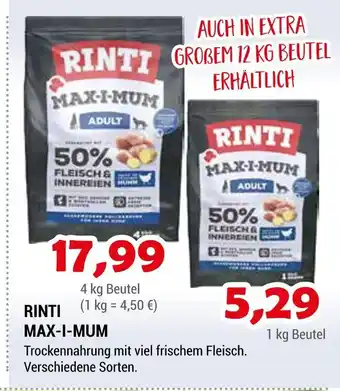 Zookauf Rinti max-i-mum Angebot