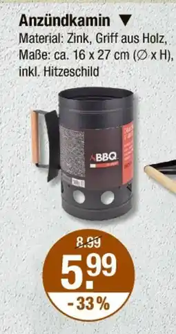 V Markt Bbq anzündkamin Angebot