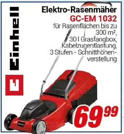 CENTERSHOP Einhell Elektro-Rasenmäher GC-EM 1032 Angebot