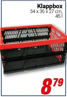 CENTERSHOP Klappbox Angebot