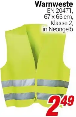 CENTERSHOP Warnweste Angebot