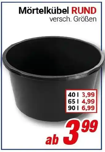 CENTERSHOP Mörtelkübel RUND Angebot