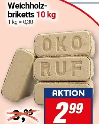 CENTERSHOP Weichholzbriketts Angebot