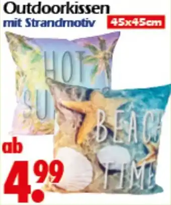 Wreesmann Outdoorkissen mit Strandmotiv Angebot