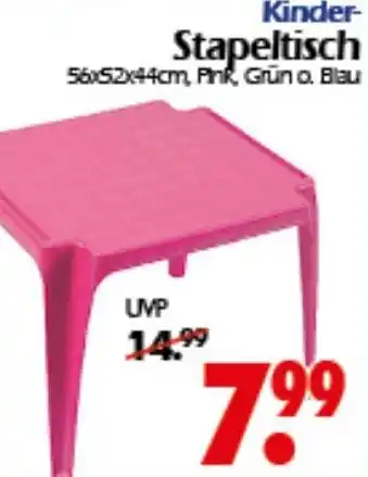 Wreesmann Kinder Stapeltisch Angebot