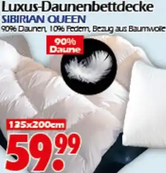 Wreesmann Luxus-Daunenbettdecke SIBIRIAN QUEEN Angebot