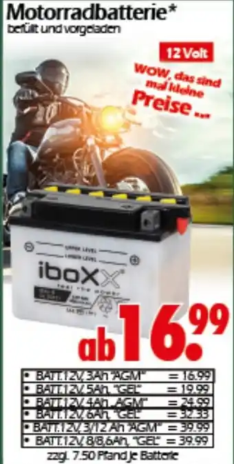 Wreesmann Motorradbatterie Angebot