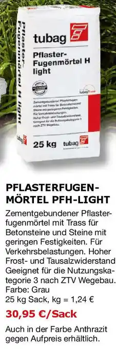 i&M Bauzentrum Tubag pflasterfugen mörtel pfh-light Angebot