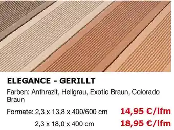 i&M Bauzentrum Elegance - gerillt Angebot