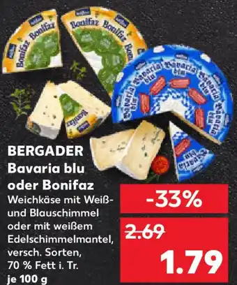 Kaufland BERGADER Bavaria blu oder Bonifaz Angebot
