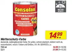 toom Baumarkt Consolan Wetterschutz-Farbe Angebot