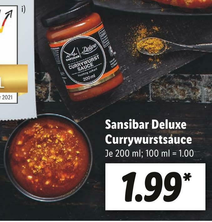 Sansibar deluxe currywurstsauce Angebot bei Lidl