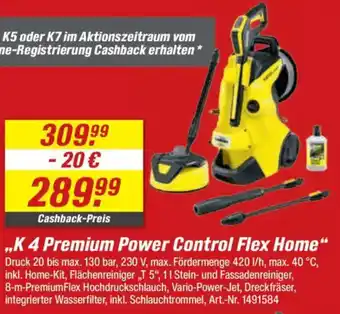 toom Baumarkt KARCHER K 4 Premium Power Control Flex Home" Angebot