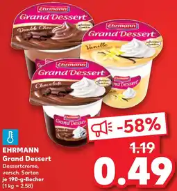 Kaufland EHRMANN Grand Dessert Angebot