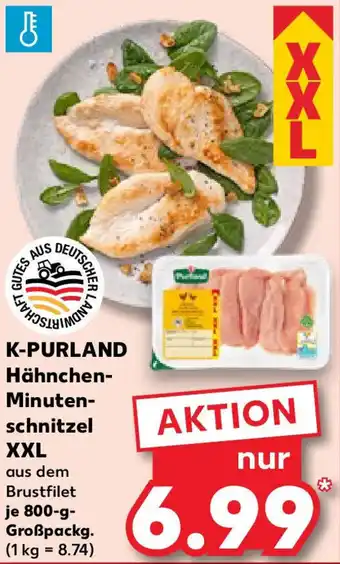 Kaufland K-PURLAND Hähnchen Minutenschnitzel XXL Angebot