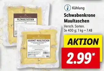 Lidl Schwabenkrone maultaschen Angebot