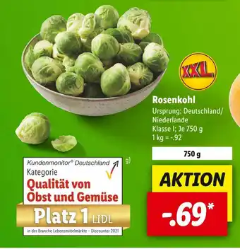Lidl Rosenkohl Angebot