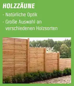 OBI Holzzäune Angebot