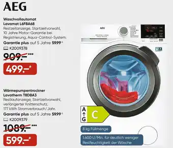 Galeria AEG Waschvollautomat Lavamat L6FBA68 Angebot