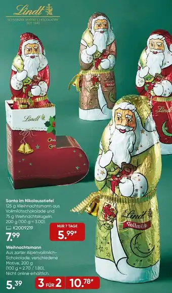 Galeria Lindt Weihnachtsmann Angebot