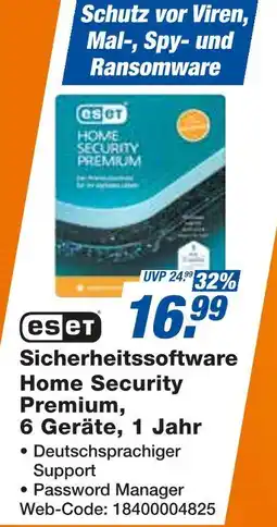 Expert Eset sicherheitssoftware home security premium Angebot