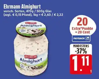 E-Center Ehrmann Almighurt Angebot
